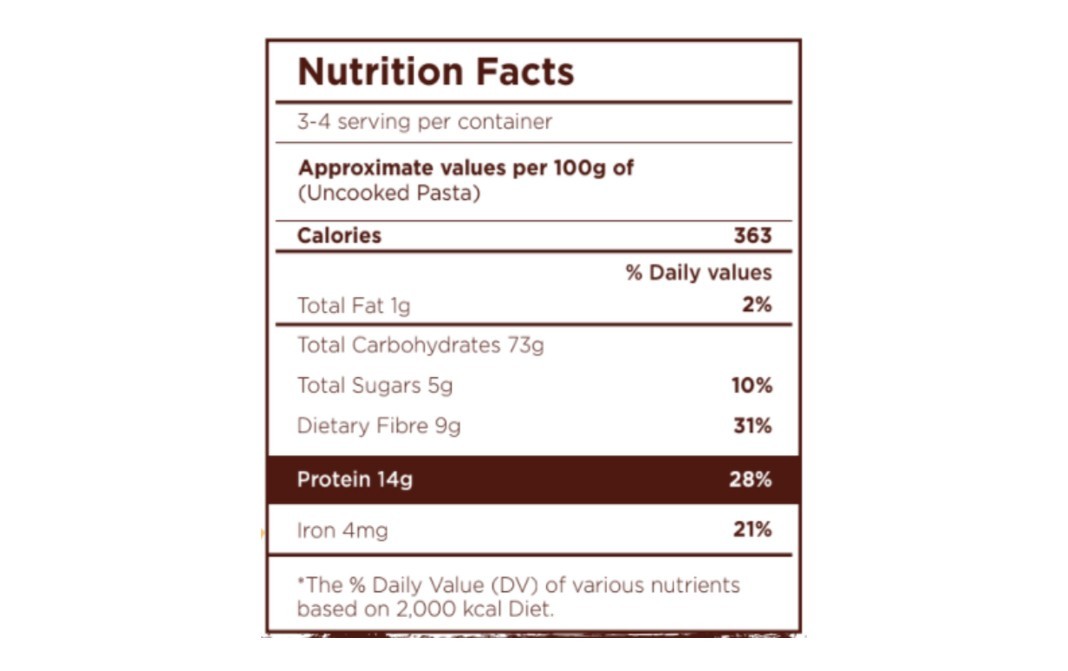 Long & Short Plant Protein Pasta Powered With Red Kidney Beans Spaghetti   Box  250 grams